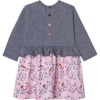 Carrément Beau Dress Winter Grey Marl Pink