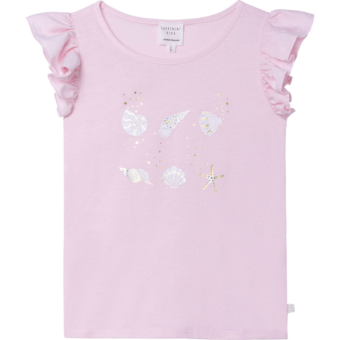 carrement-beau-short-sleeves-t-shirt-summer-pink-pale- (1)