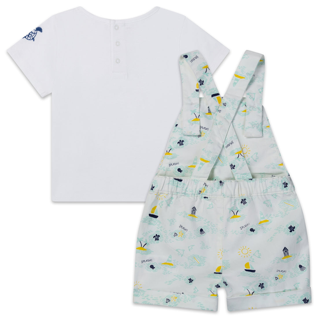carrément-beau-t-shirt-dungarees-set-summer-infant-white-carr-s22-y08047-10b-4y- (2)