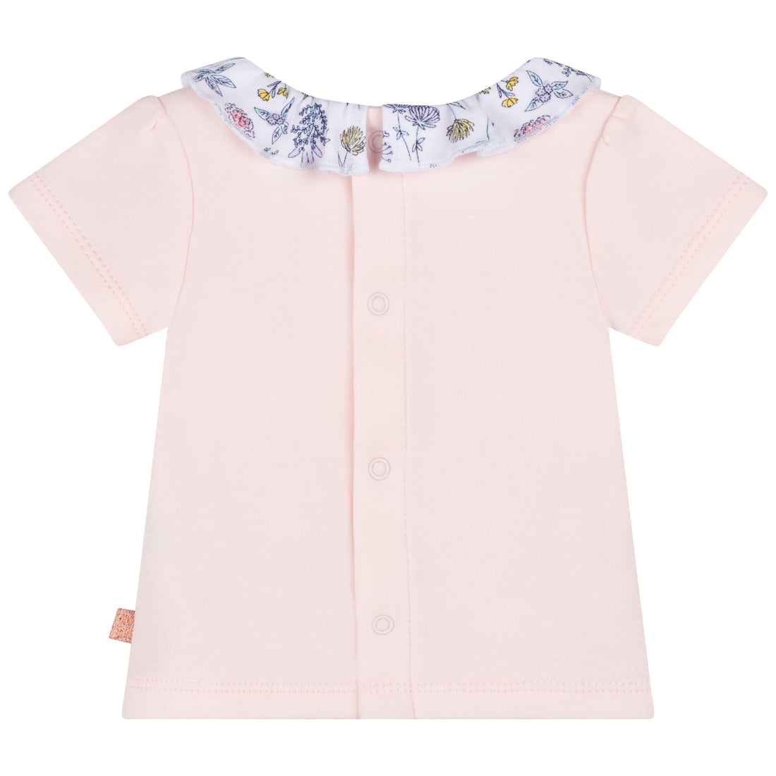 Carrément Beau T Shirt + Shorts Summer Newborn Pink White
