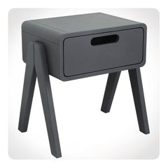 Laurette Chevet Petit Robot Bedside Table Mouse Grey (Pre-Order; Est. Delivery in 3-4 Months)