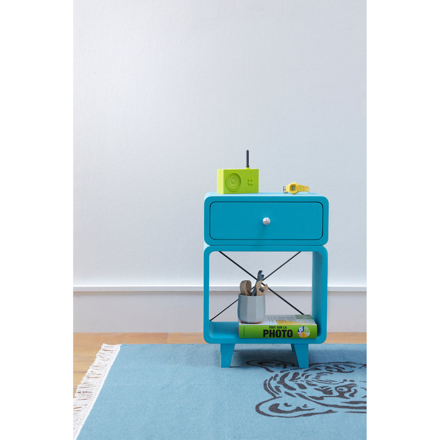 Laurette Chevet Zzz Bedside Table Bubble Gum (Pre-Order; Est. Delivery in 3-4 Months)