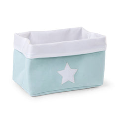 childhome-box-canvas-foldable-32x20x20-mint-white-01