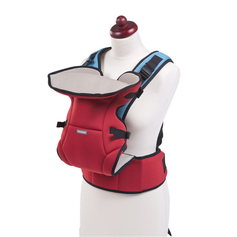 childhome-neoprene-3-way-red-waterproof-baby-carrier-01