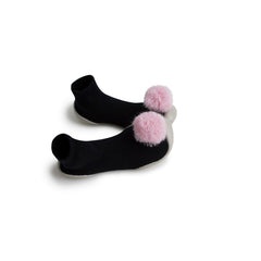 collégien-noir-pompons-rose- (1)