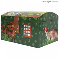 Depesche Dino World Treasure Chest with Code, Sound and Light