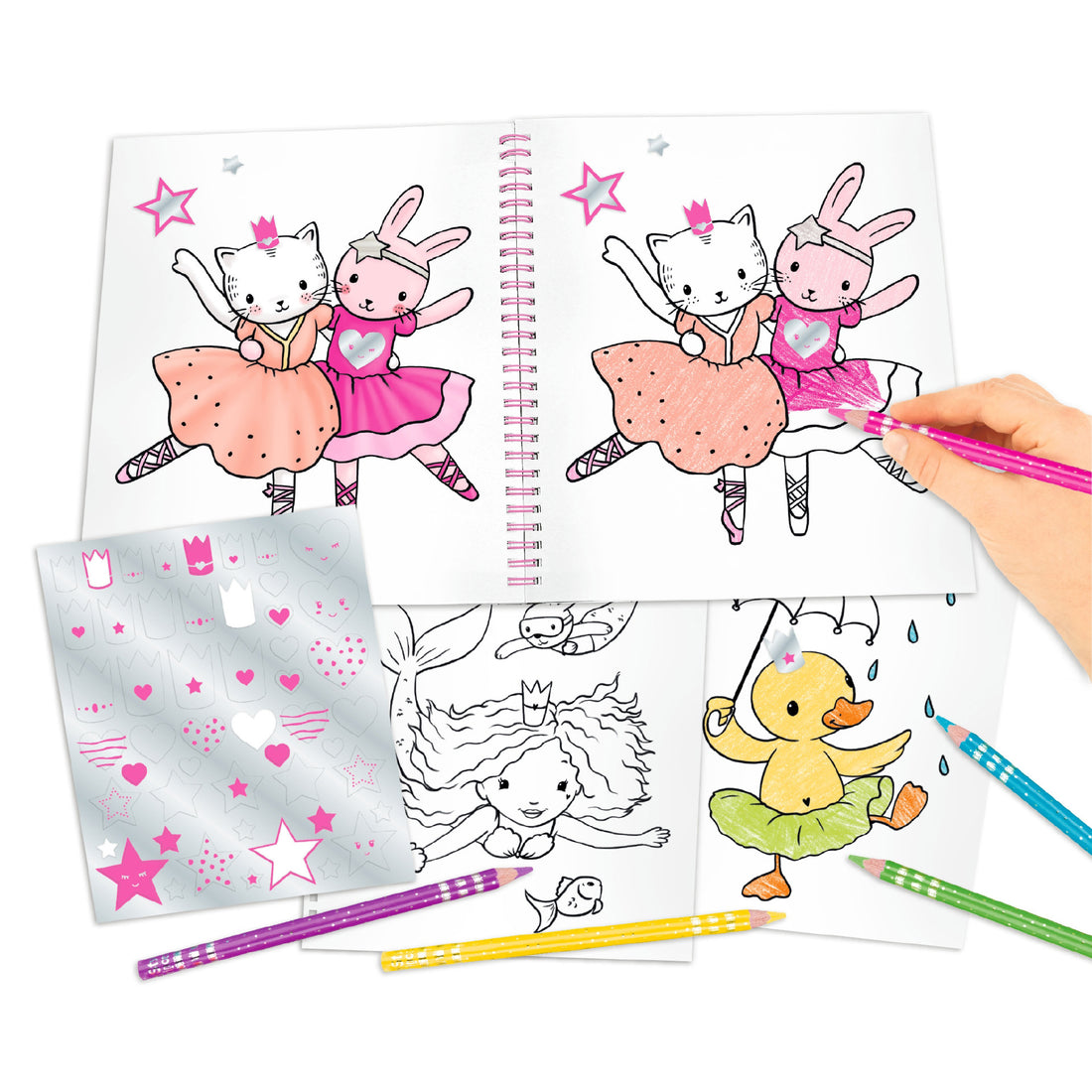 depesche-princess-mimi-colouring-book-with-sequins-pink-heart-animals- (7)