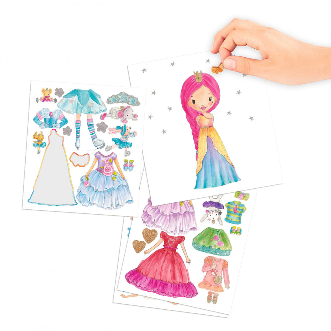 princess mimi dress me up PRINCESS MIMI STICKER BOOK DRESS UP