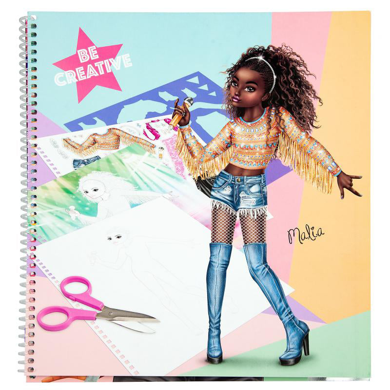 Depesche Topmodel Popstar Colouring Book – Petit Bazaar