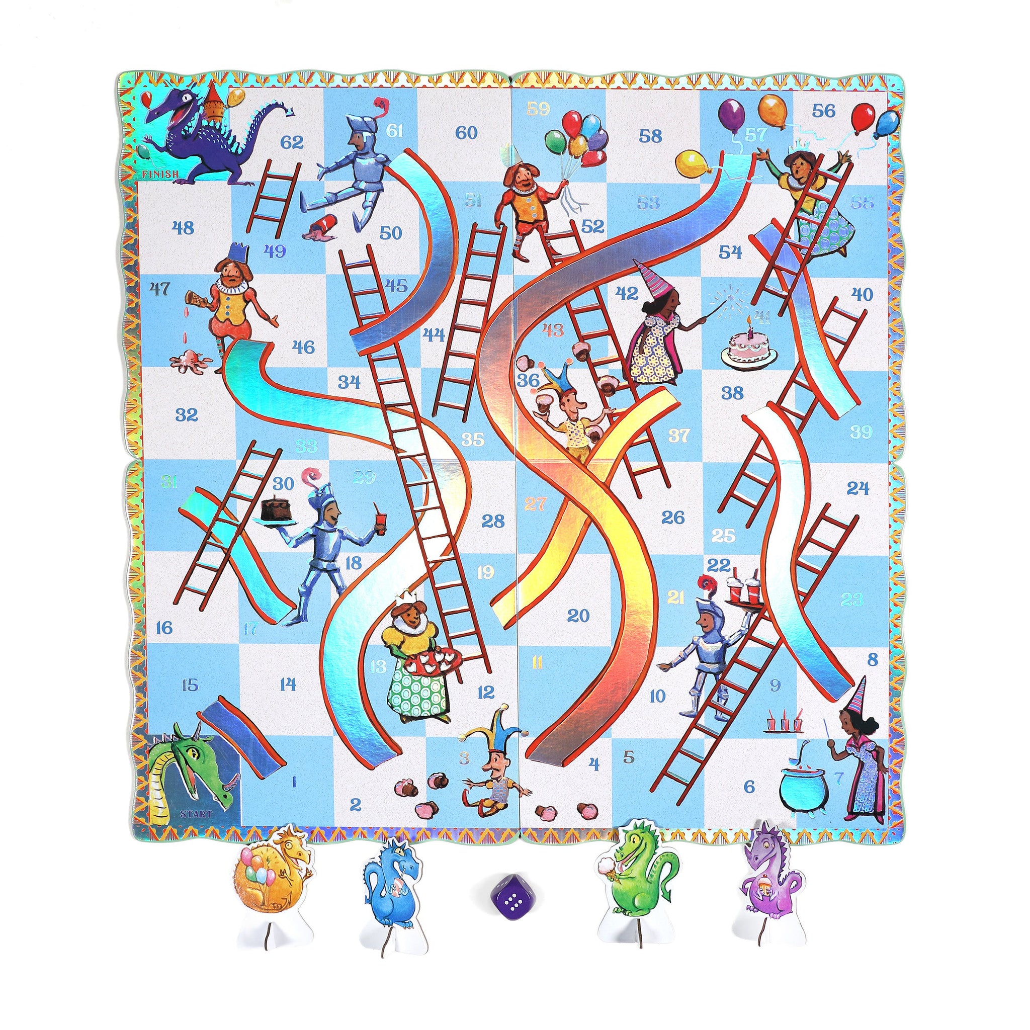 eeBoo Dragons Slips and Ladders Board Game – Petit Bazaar