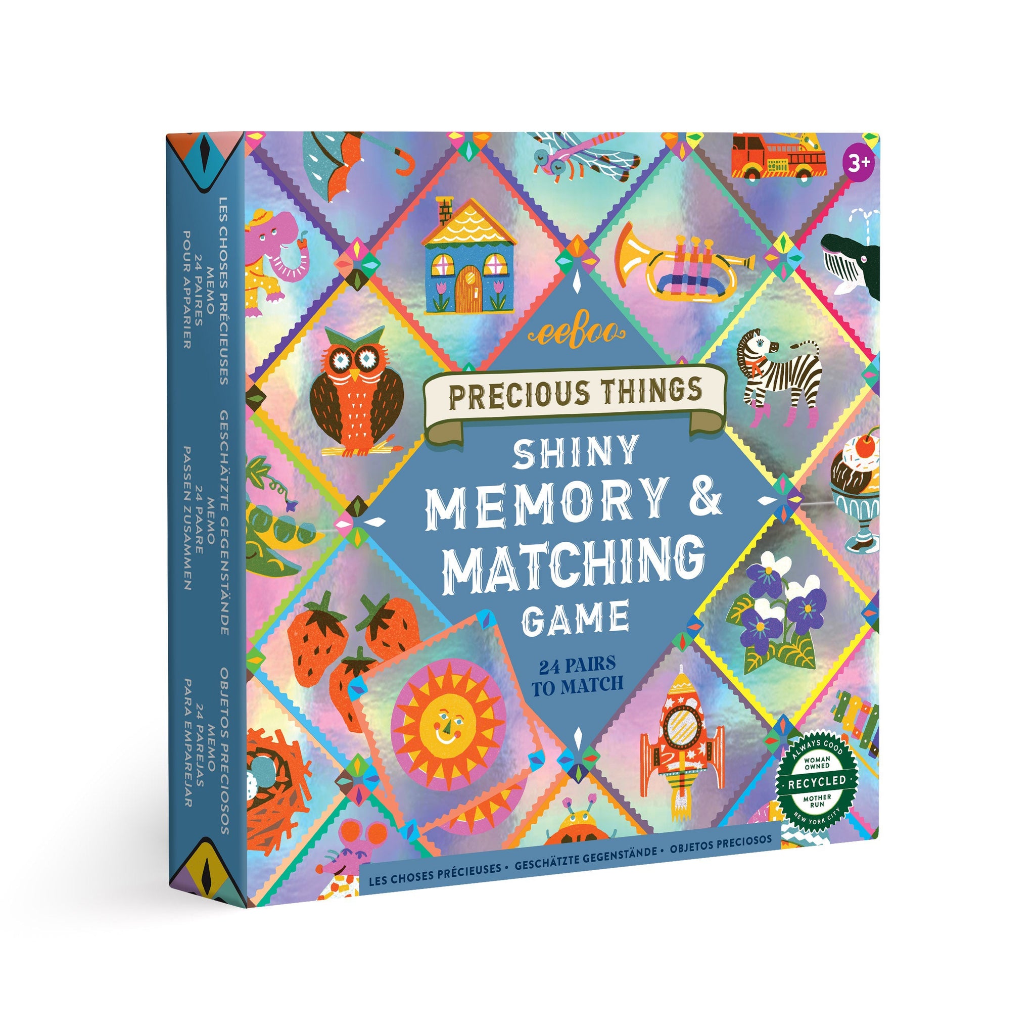 Eeboo Memory eeBoo Precious Things Memory Matching Game – Petit Bazaar