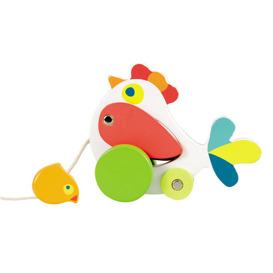 Egmont Toys PullAlong Chicken and Chick Petit Bazaar