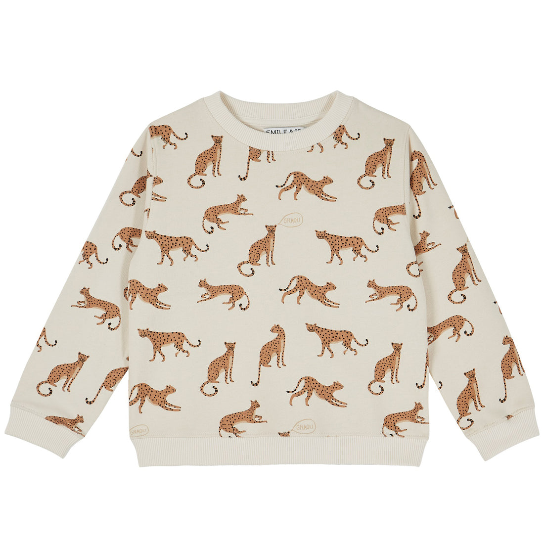 emile-et-ida-sweatshirt-ecru-leopard-eei-w22v140-eb-12m-