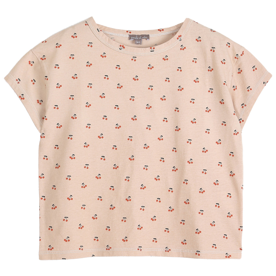 emile-et-ida-tee-shirt-creme-cerises- (1)