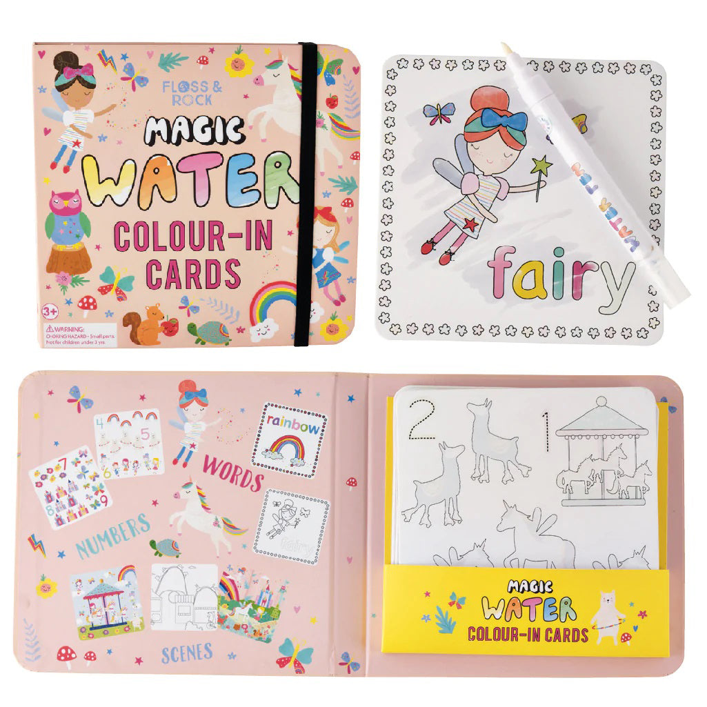Magic Water Pen Pad - Rainbow Fairy - Floss & Rock main image 1