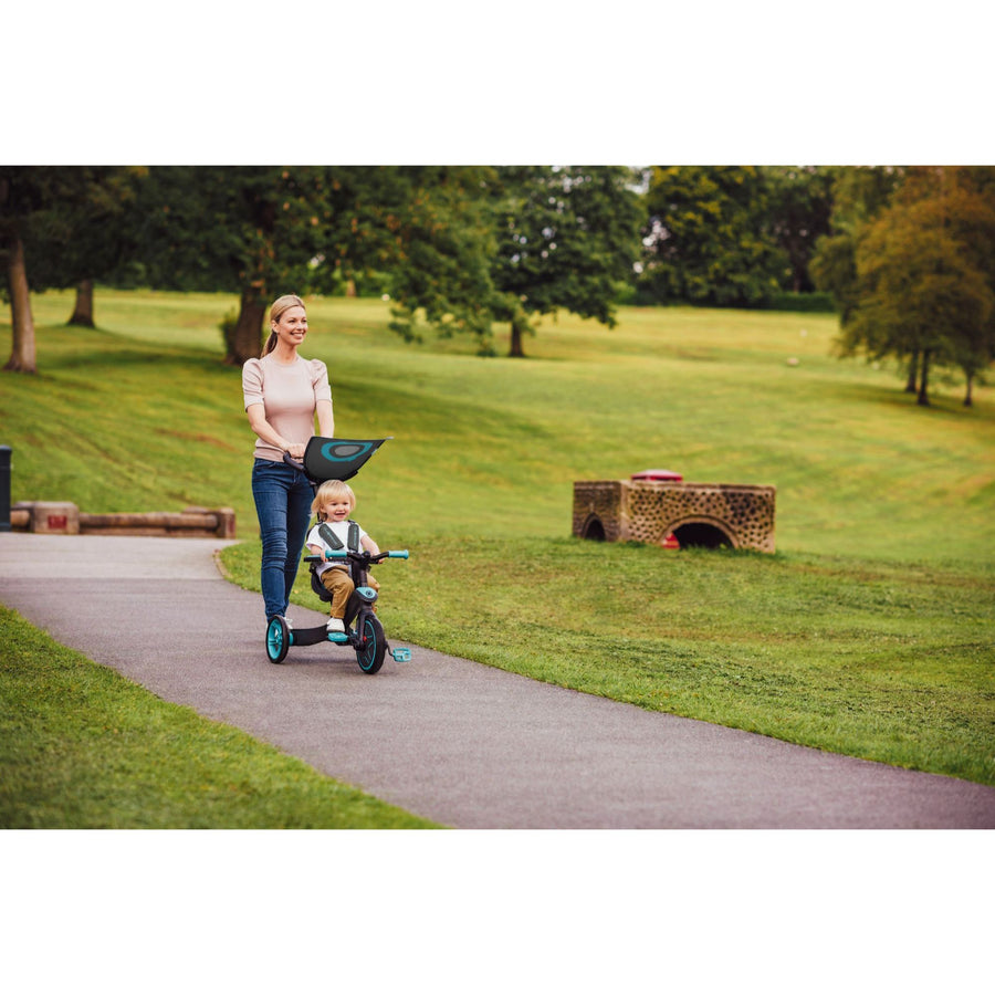 Globber Explorer Trike 4 In 1 - New Red (With Headrest) (10m - 5y)