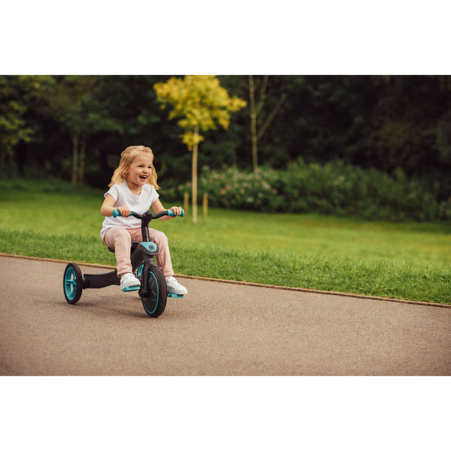 Globber Explorer Trike 4 In 1 - New Red (With Headrest) (10m - 5y)