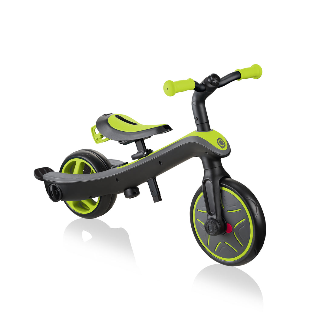 Globber Explorer Trike 4 In 1 - Lime Green (With Headrest) (10m - 5y)