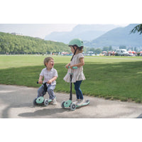 Globber Go Up Foldable Plus Lights Scooter - Mint (15m – 7y)