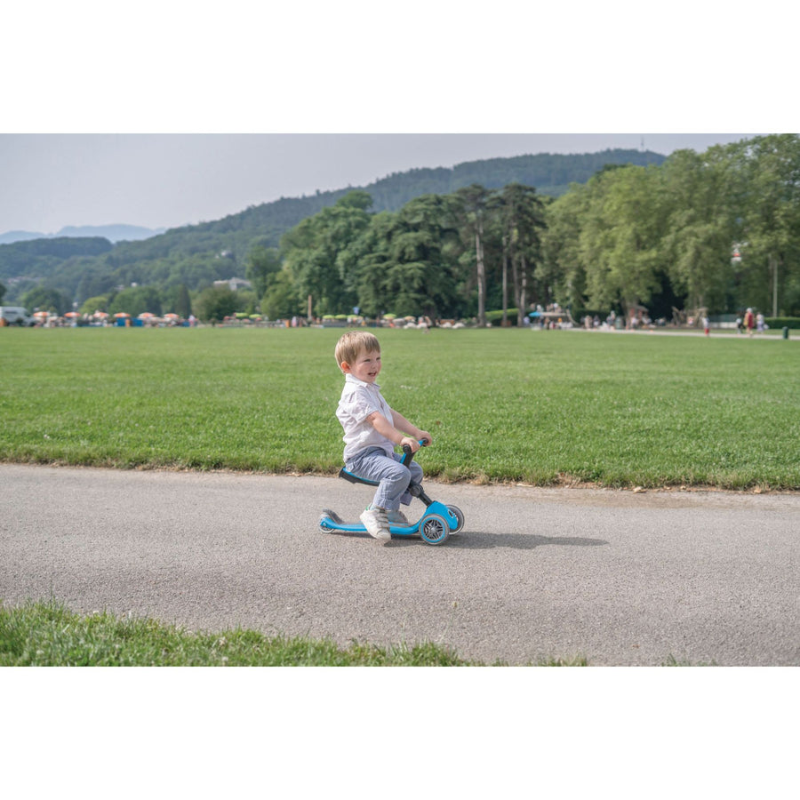 Globber Go Up Foldable Plus Lights Scooter - Mint (15m – 7y)
