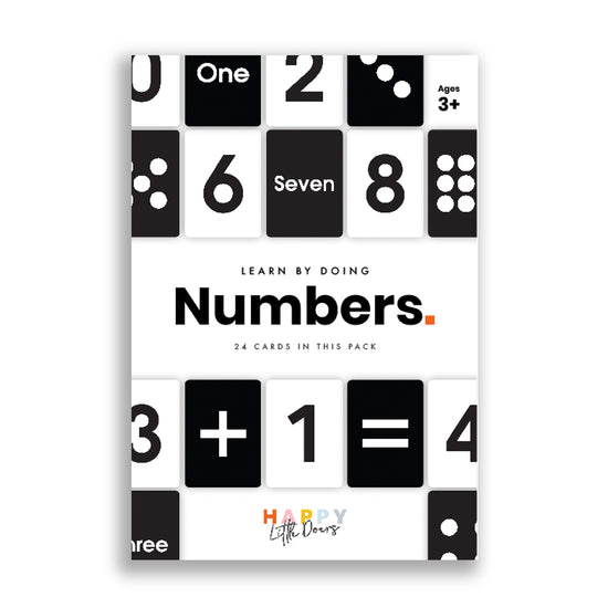 Happy Little Doers Learn Numbers Flashcards – Petit Bazaar