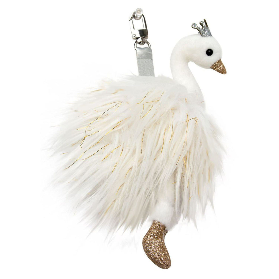 histoire-d-ours-key-chain-white-swan-