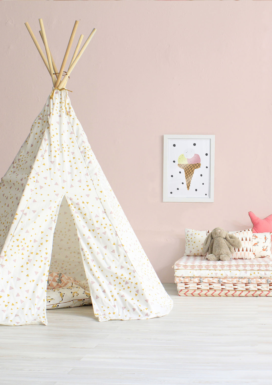 Nobodinoz Arizona Teepee Pink Honey Sparks