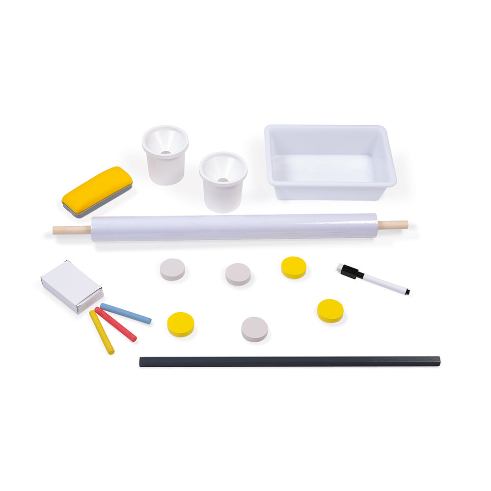 Janod Adjustable Easel Grey/Yellow