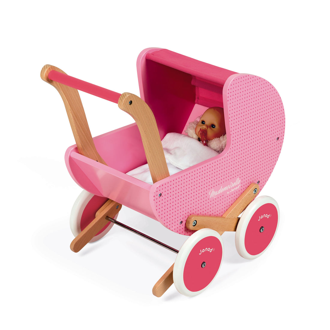 Janod Mademoiselle Doll s Pram Petit Bazaar