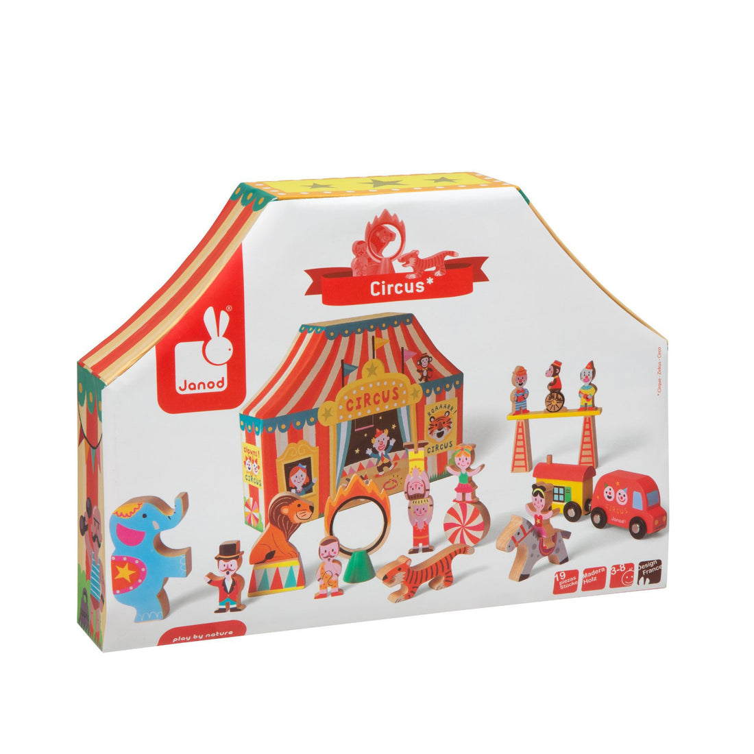 Janod Story Box Circus Building Set