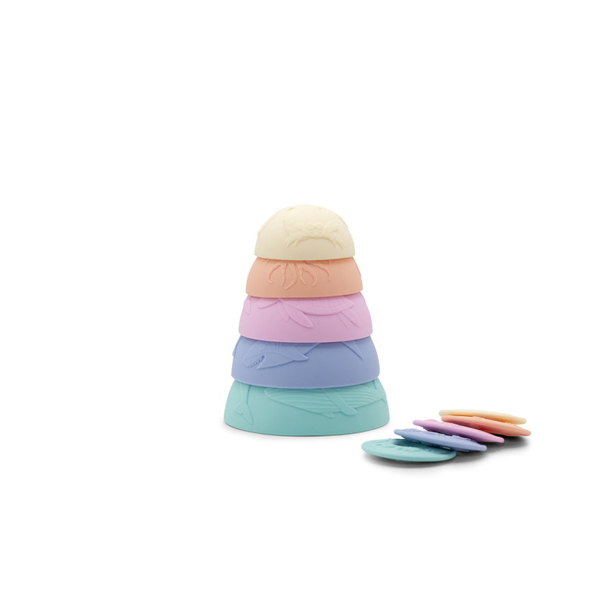 Jellystone Designs Ocean Stacking Cups Pastel – Petit Bazaar
