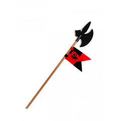 Kalid Medieval Halberd Softik + Pennant Red