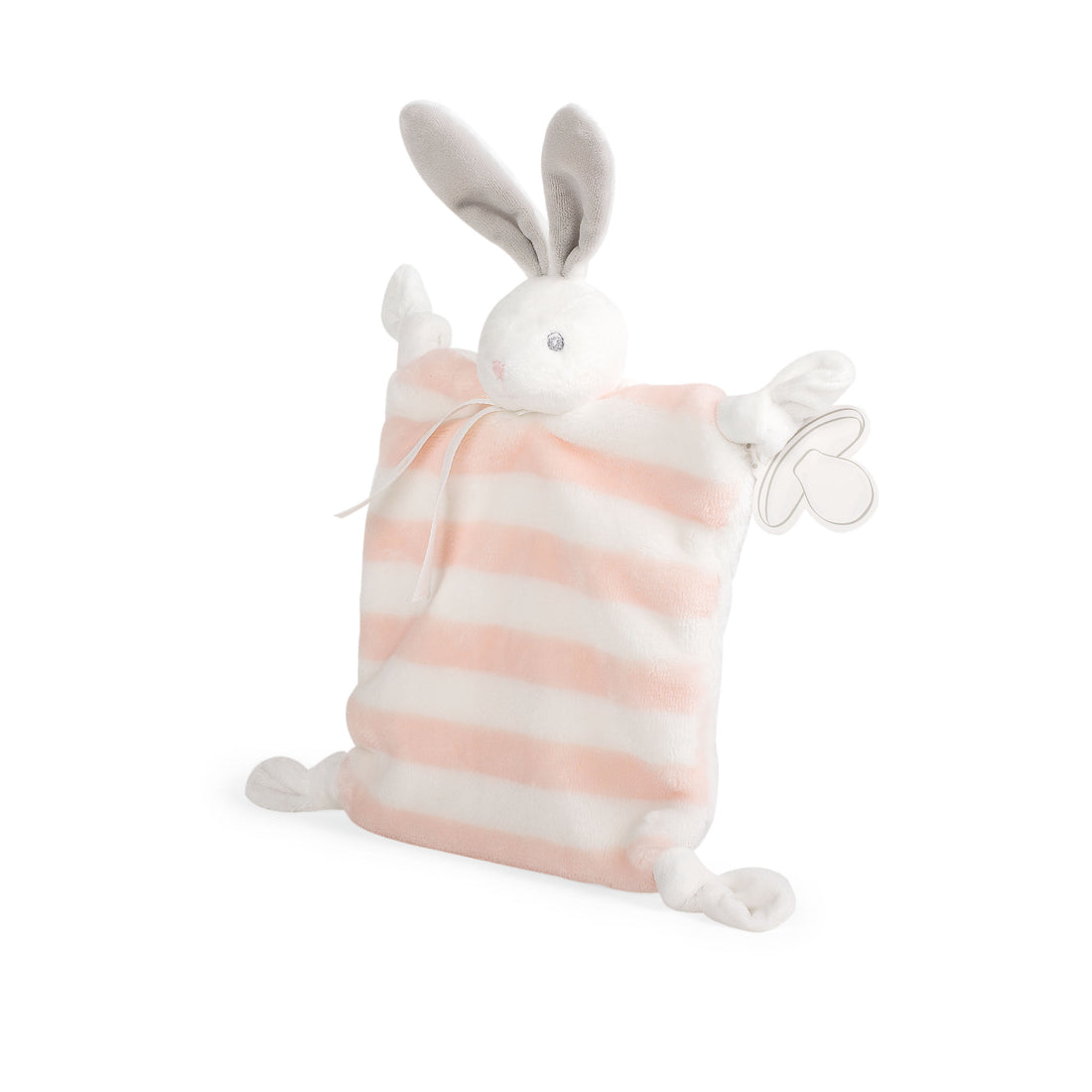 Kaloo Bebe Pastel Peach and Cream Rabbit Doudou – Petit Bazaar