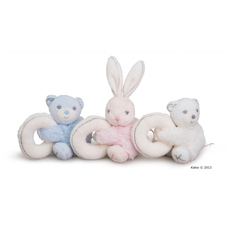 Kaloo Perle Mini Bear Blue Rattle