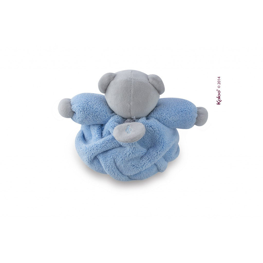 Kaloo Plume Blue Chubby Bear Musical Pull