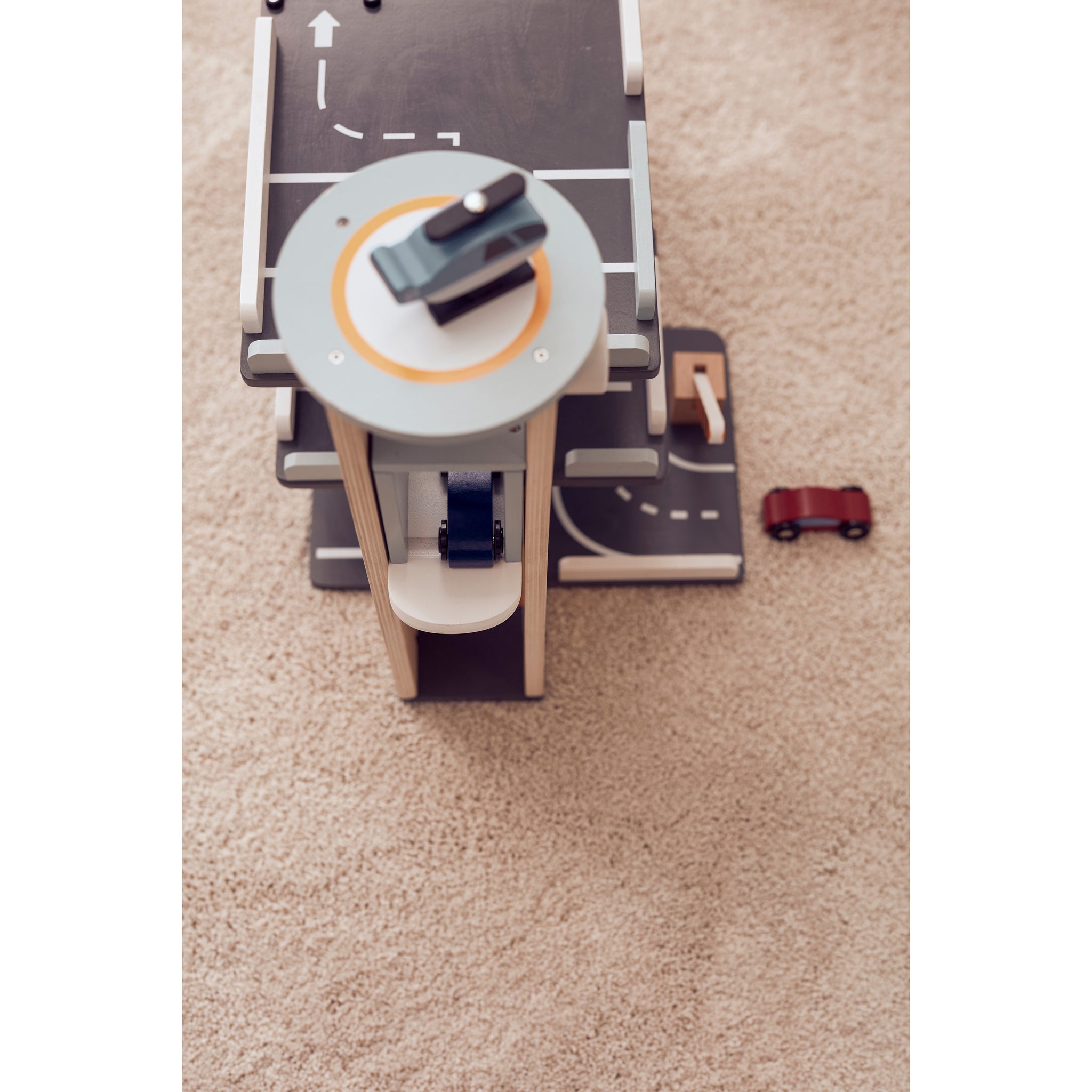 Kid's Concept Car Park Aiden Wooden Garage Play Set Petit Bazaar