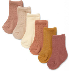 konge-sløjd-6-pack-pointelle-socks-sahara-shades- (1)