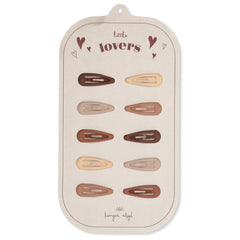 konges-slojd-10-pack-mini-hair-clips-drop-rosie-shades-kong-s22ks2470-rs