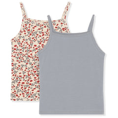 konges-sløjd-2-pack-basic-strap-top-poppy-kong-s22ks2771-poppy-2y-