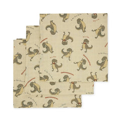 konges-sløjd-3-pack-muslin-cloth-gots-dansosaurus-kong-w22ks4213-dansosaurus- (1)