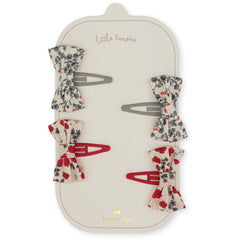 konges-sløjd-4-pack-hair-clips-bow-espalier-petit-kong-s22ks3129-ep-