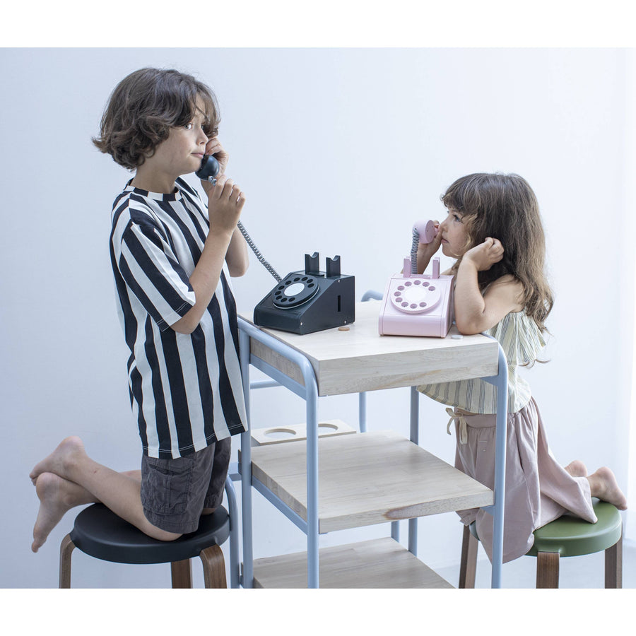 kiko+ & gg* Telephone Wooden Toy - Pink