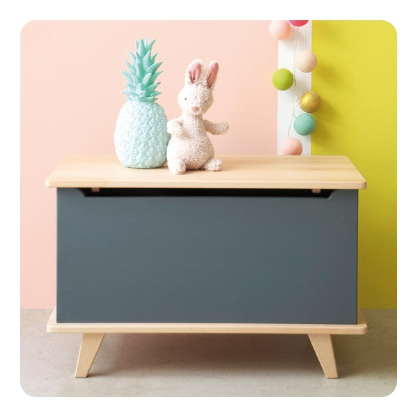 Laurette Coffre à jouets Toy Box Drawer - Grey (Pre-Order; Est. Delivery in 3-4 Months)