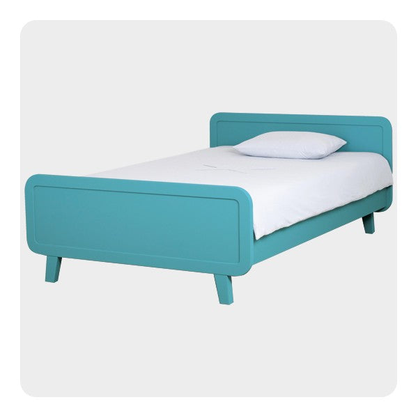 Laurette Lit rond 120 x 200cm Bed - Turquoise (Pre-Order; Est. Delivery in 3-4 Months)