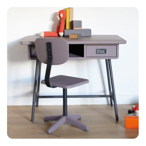 Laurette Bureau La Classe Desk and Chair Purple (Pre-Order; Est. Delivery in 3-4 Months)