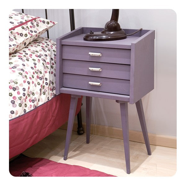 Laurette Le Chevet des Secrets Bedside Table Grey (Pre-Order; Est. Delivery in 3-4 Months)