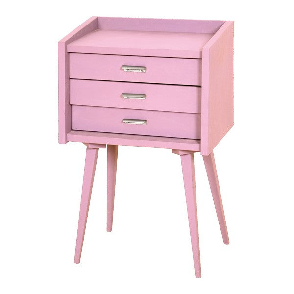 Laurette Le Chevet des Secrets Bedside Table Rose (Pre-Order; Est. Delivery in 3-4 Months)