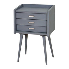 Laurette Le Chevet des Secrets Bedside Table Mouse Grey (Pre-Order; Est. Delivery in 3-4 Months)