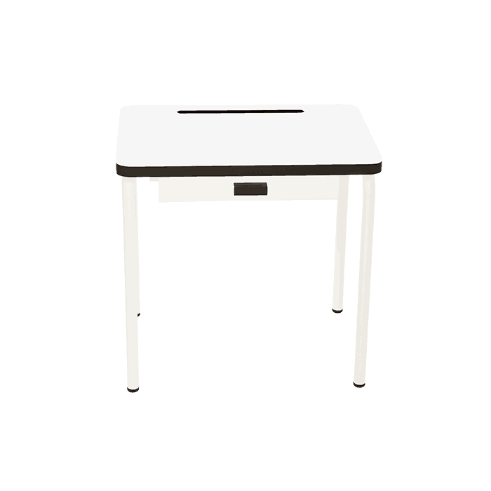 Les Gambettes Regine Child Desk White (Pre-Order; Est. Delivery in 6-10 Weeks)