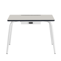 Les Gambettes Romy Elementary Desk Light Grey